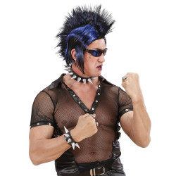 Punkový náhrdelník s hrotmi